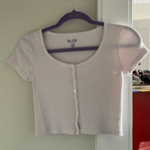 Pink John Galt ribbed shirt